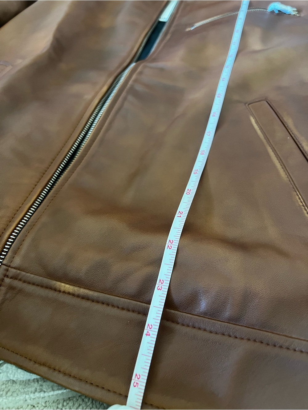 Reformation Leather Oversized Bomber Jacket - Picture 6 of 7